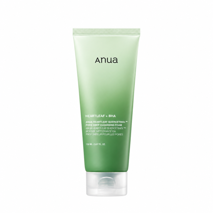 فوم شستشو عمیق پوست آنوا Anua Heartleaf Quercetinol Pore Deep Cleansing Foam
